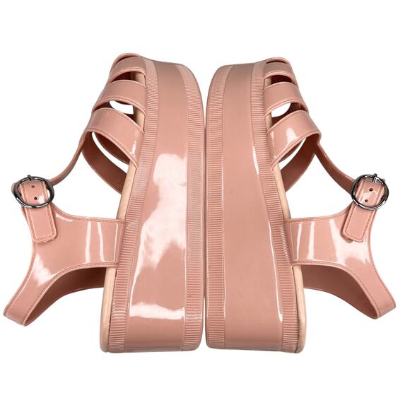 Jeffrey Campbell Candied Platform Sandals Nude 6 New - Picture 8 of 10